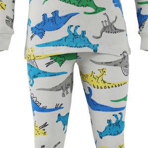 <span class=keywords><strong>Pyjama</strong></span> pour garçons personnalisé, imprimé de dessins animés d'automne et d'hiver, manches longues, mélange de coton doux, vêtements de détente mignons - Product Image 5