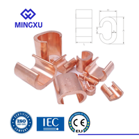 Bon prix Connecteur à sertir en cuivre de type C CCT-122 OEM Câble de connexion de mise à la terre en cuivre pur Fil de connexion C Pince CE/IEC