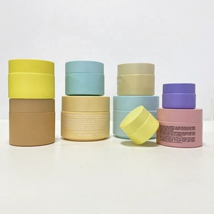 Customized 20g 30g 50g 100g Skincare <b>Container</b> Ceramic <b>Glass</b> Jars Eye Cream <b>Glass</b> Cosmetic Jars with <b>Glass</b> Lid - Product Image 1