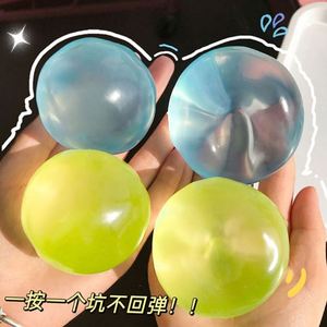 Balle Squishy en Plastique Remplie d'Huile de Coco Série White Moonlight, Gelée Arc-en-ciel, Jouet Sensoriel Anti-stress, Cadeau d'Anniversaire - Product Image 5