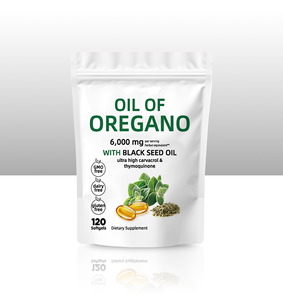 Minyak Oregano softgel mendukung kesehatan imun dan mengurangi ketidaknyamanan pernapasan - Product Image 1