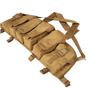홀스터 파우치와 Yakeda 재고 방수 훈련 유니폼 위장 야외 하이킹 전술 조끼 Molle 가슴 장비 - Product Image 5