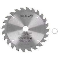 Lame de scie circulaire TCT haute fréquence personnalisable 4,5'' 115 mm 40 dents, disque de coupe sur mesure à pointe en carbure de tungstène pour le travail du bois