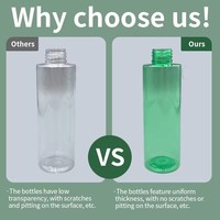Bouteille en PET de luxe de haute qualité, vente chaude, design unique, prix d'usine, 30 ml, 50 ml, 80 ml, 100 ml, 120 ml, 150 ml, 250 ml, 300 ml, 500 ml