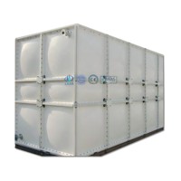 Réservoir d'eau potable en plastique renforcé modulaire carré rectangulaire professionnel approuvé WRAS 500m3 Arabie Saoudite GRP