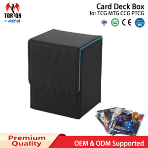 Torson 80 + Pu Carte Boîte De Rangement Magic Deck Case pour Jeux De Société pour Yugioh TCG CCG PTCG Trading Card Toploading Deck Box - Product Image 1