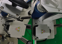 Machine automatique de collage d'étiquettes électriques de haute précision avec moteur et PLC pour bouteilles et canettes