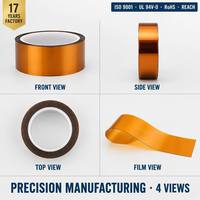 Cinta de Poliimida Antiestática ESD Resistente a Altas Temperaturas para Enmascaramiento de PCB, Sublimación, Transferencia de Calor, Gold Finger OEM