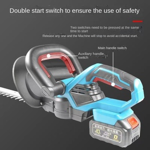 Taille-haie électrique rechargeable <span class=keywords><strong>FLX</strong></span>, pour bricolage industriel, élagage d'arbres à thé, branches épaisses, léger 5kg, batterie lithium 510mm, double lame - Product Image 3