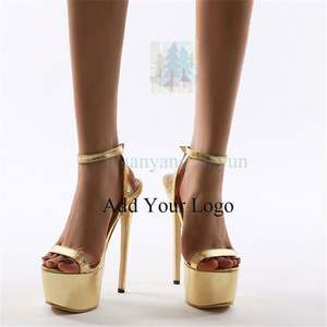Vendita 2024 primavera e autunno nuovo odio cielo sandali tacchi alti da donna Pole Dance tacchi alti - Product Image 5