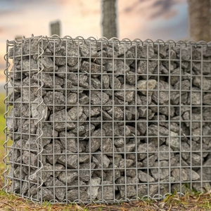 Siêu dài cuộc sống thép mạ kẽm sắt PVC tráng Hàn gabion hộp lưới 50x50mm lỗ vuông 3-6mm Đường kính dây chống cháy nổ - Product Image 5