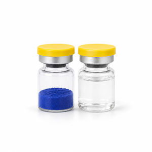 Péptidos Ghk-Cu al por mayor, materias primas para el cuidado de la piel, 50 mg, 100 mg, suministro directo de fábrica, alta pureza - Product Image 1