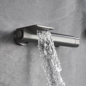 Vimijia Douche murale portable carrée tout en cuivre, chauffe-eau, robinet de salle de bain, vanne de mélange, douche tout-en-un chaud/froid - Product Image 1