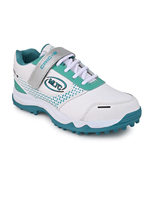 Chaussures de cricket pour hommes blanches et vertes, légères, respirantes, à lacets, avec adhérence puissante, confortables, pour l'hiver, l'été et le printemps