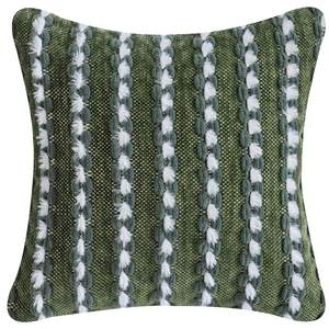 Federe e Copricuscini Quadrati in Lino con Motivo a Foglie, Stile Nordico Moderno e Semplice per Decorazione Divano - Product Image 2