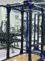 Rack de Squat Complet Professionnel pour Club de Fitness – Sans Entretien, Sécurité et Stabilité Optimales, Idéal pour l'Entraînement Commercial