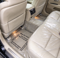 Film de protection transparent en PE pour tapis de voiture, imperméable, adhésif, surface lisse et brillante, taille personnalisée