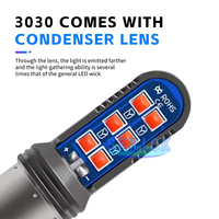 Neue Auto-Bremslicht-Stroboskop-Blitzleuchten 12SMD P21W BA15S 1157 P21/5W BAY15D T20 7440 W21W 3030 Blinkleuchte