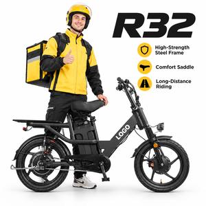 Vélo cargo électrique R32 48V32AH personnalisé 750W 1000W, vélo hybride électrique d'usine pour livreurs - Product Image 1