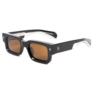 Professional Factory Direct High Quality Luxury Brand Sunglasses Custom Logo Service Classic Square Acetate <strong>Sun</strong> <strong>Glasses</strong> - Product Image 2