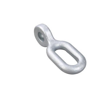 ZH-7 ZH-10 ZH-12 ZH-16 Raccord à œillet à angle droit forgé ZH HDG pour projet de câble à fibre optique de télécommunication - Product Image 2