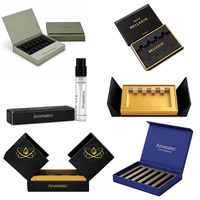 Flacon en verre rechargeable facile à installer, petit format, 1,5 ml, 2 ml, 2,5 ml, noir et blanc, vaporisateur, échantillon de parfum, flacon testeur, sérigraphié, anti-déversement