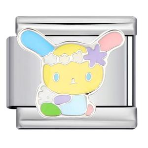 Cartoon Character Modular Bracelet Stainless Steel DIY Charm Bangle Gift Jewelry - Product Image 3