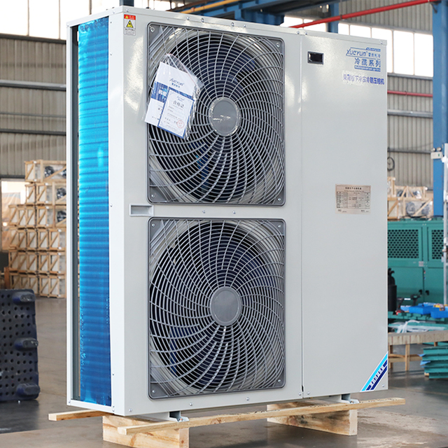 Low Price 5HP Inverter Refrigeration Unit With Unit Cooler for Cold Room Hot Gas Defrost Scroll Compressor Condensing Unit