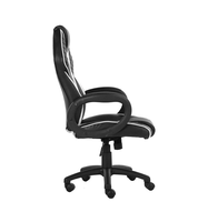 Chaise de jeu professionnelle la moins chère de style moderne noir blanc simple ergonomique personnalisée