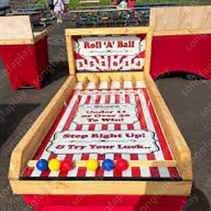 Juego de Mesa Gigante Roll-<span class=keywords><strong>a</strong></span>-Ball para Carnaval - Clásico Retro de Metal para Interiores, Alquiler para Fiestas y Eventos en Parques de Trampolines - Product Image 5