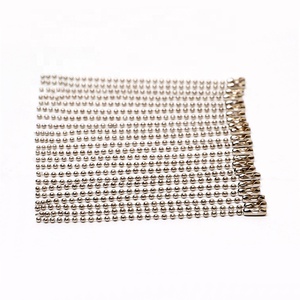 Sacs et chaussures personnalisés en acier inoxydable 316/304 <span class=keywords><strong>avec</strong></span> connecteur à chaîne à billes, imprimé feuille d'argent lavable, finition mate - Product Image 3