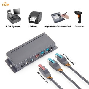 Cable de Impresora para Sistema POS, 24V, USB a Hosiden de 4 Pines, Cable de Alimentación USB Tipo B para Impresoras POS NCR RealPOS, Hub USB con Alimentación - Product Image 4