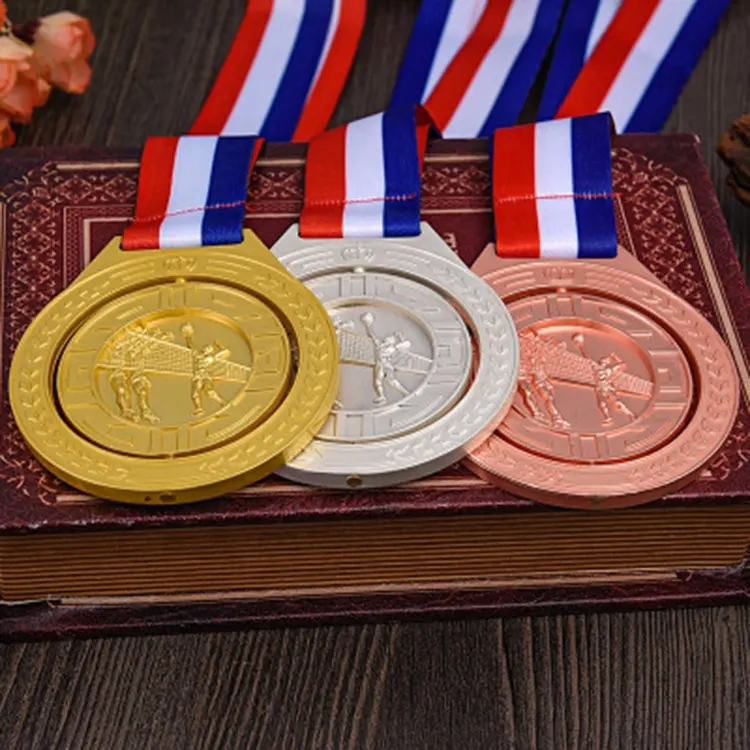 कस्टम संयुक्त अरब अमीरात 3D शतरंज भोजन पदक स्वर्ण रजत कांस्य खेल पुरस्कार पदक
