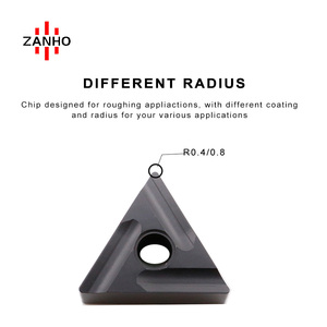 Carbide chuyển công cụ cho <span class=keywords><strong>CNC</strong></span> phay khoan kim loại Lathe End Mills khoan bit chèn-Hiệu suất cao bền PVD/cvd tráng - Product Image 5