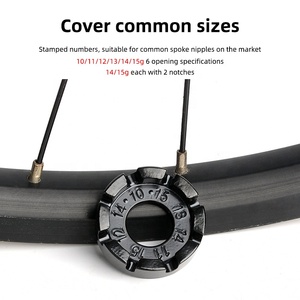 新しいデザイン8ウェイミニバイクスポークレンチスチール自転車修理ツールホイールリム調整バイクアクセサリー - Product Image 5