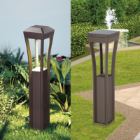 Lampadaire extérieur LED pour pelouse, lumière de jardin solaire 1-3W 5V 3.5AH 120LM/W PC Aluminium IP65 170XH700MM