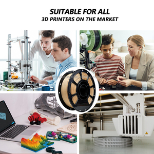 Filamento PLA+ de Madera de 1 kg al por Mayor para Impresora 3D, Filamento de Impresión 3D Industrial de Madera de Pera Amarilla sin Burbujas - Product Image 5