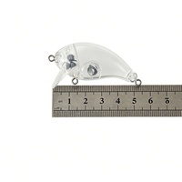 Leurre OEM Minnow 5cm/78g en plastique ABS, style Wobble, avec sonnette sonore, pour achigan, brochet et poisson mandarin, corps transparent