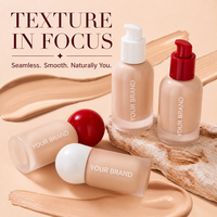 Fond de teint liquide mat à couvrance totale imperméable 30g Maquillage quotidien Service de personnalisation de marque privée