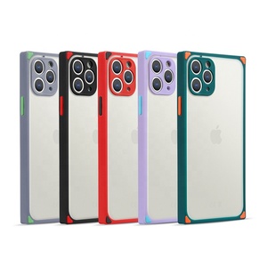 prueba de cubierta del teléfono 2 en 1 híbrido TPU Estuche Duro PC mate funda para teléfono celular para iphone 11 pro max - Product Image 1