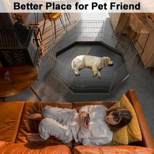 לחיות מחמד גור foen kennels גדר כלב תרגיל גדר עט גדר foldable כלב - Product Image 5