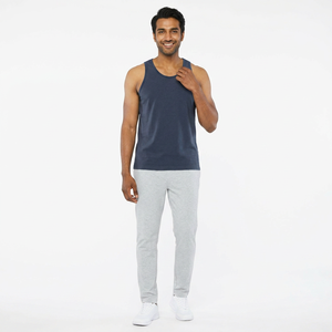 High Quality Custom <b>Mens</b> Gym Tank Tops Plus Size Sports Fitness Workout <b>Singlets</b> Factory Price - Product Image 1