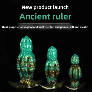 Tapón Anal de Silicona Líquida con Forma de Monstruo Animal Realista, Impermeable, Flexible, Estimulador Anal, Masajeador de Próstata, Juguete Sexual Ecológico B2B - Product Image 3