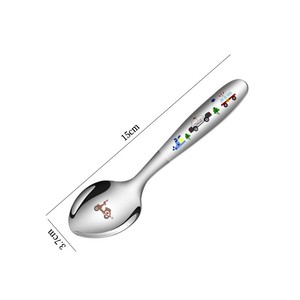 Juego de Cubiertos Infantiles de Acero Inoxidable 304 Syh1412 al por Mayor, Cuchillo, Tenedor y Cuchara con Diseño de Dibujos Animados, Fácil de Transportar - Product Image 6