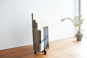 Boîte <span class=keywords><strong>de</strong></span> rangement en carton à roulettes, casier <span class=keywords><strong>de</strong></span> rangement pour la maison - Product Image 2