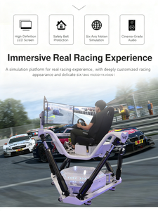 Simulator Balap Desain Baru Simulator Mengemudi Platform Gerak 6DOF untuk Pelatihan Balap Profesional - Product Image 6