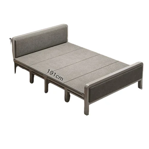 Drap pliant <span class=keywords><strong>lit</strong></span> simple maison adulte simple <span class=keywords><strong>lit</strong></span> double pause déjeuner <span class=keywords><strong>lit</strong></span> dur pour économiser de l'espace - Product Image 1