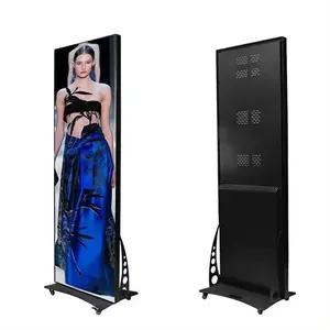 Digital P2.5 LED Poster Indoor HD Electronic Advertising LED Screen Multi-Functional Control Floor Standing LED Display