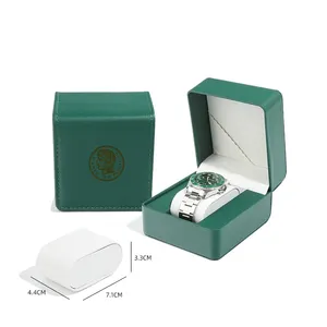 Luxo Design Custom Logo Impresso PU couro Colar Anel Relógio Embalagem Jóias Gift Box