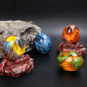 Drago di Lava Luminoso in Uovo TB01, Miniatura Trasparente Luminosa di Uovo di Dinosauro per Giochi e Oggetti Religiosi - Product Image 5